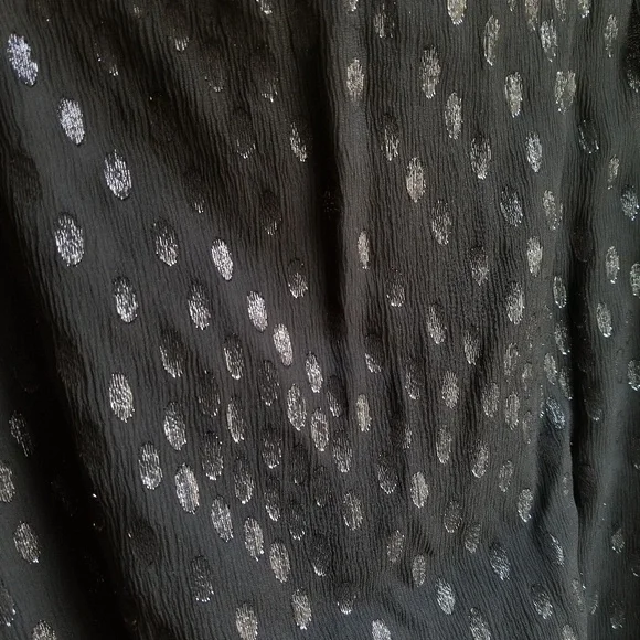 Love Moschino Lurex V-neck Sleeveless Top Black Size 6 - Picture 4 of 8